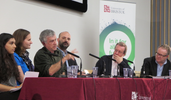 Uncertain World Question Time panel